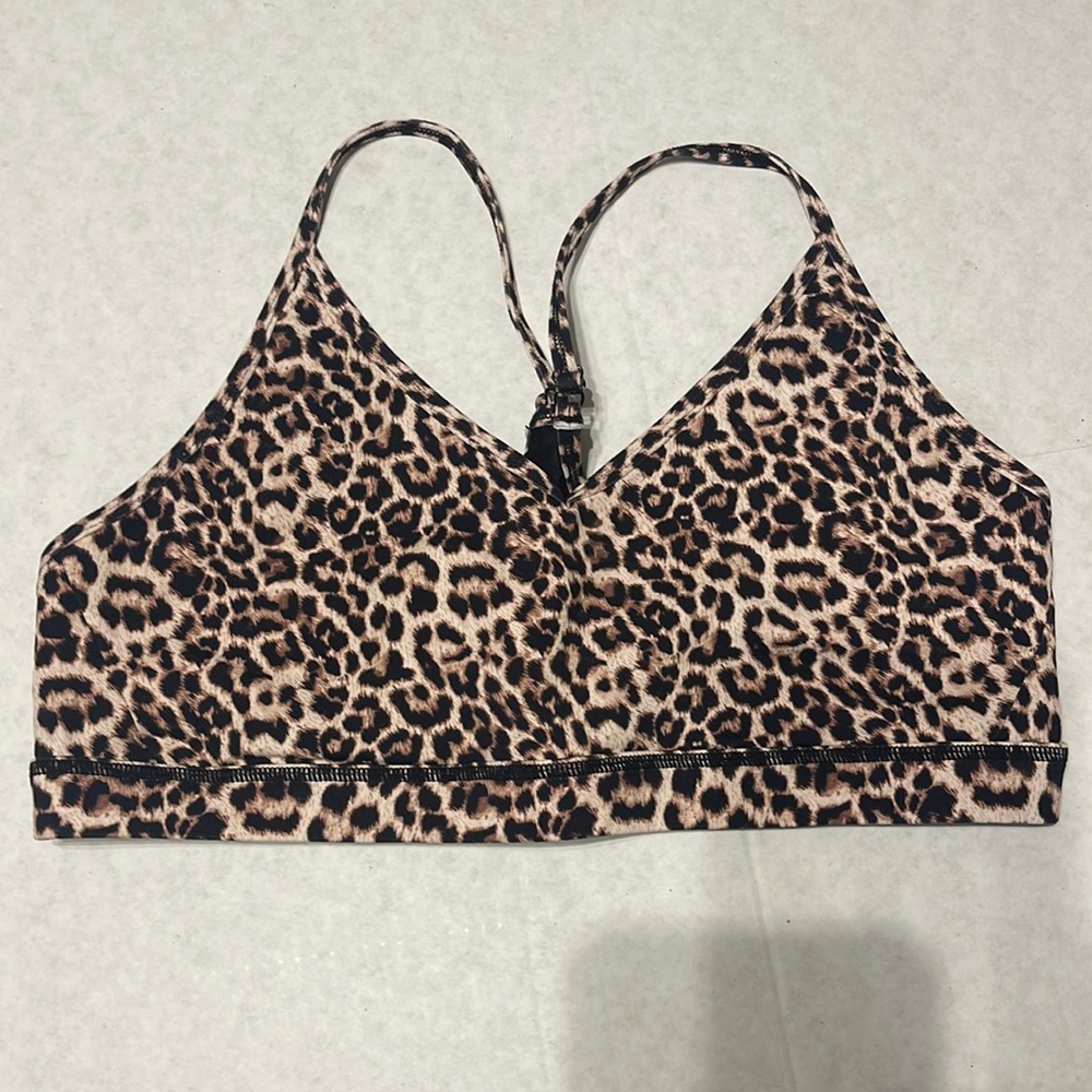 ZYIA Leopard Brilliant mesh bra XXXL